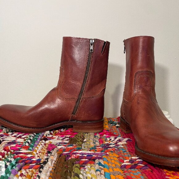 [SOLD] FRYE Campus Mid Calf Boot with Inside Zipper - Mens  Size: 9.5 - Picture 9 of 16